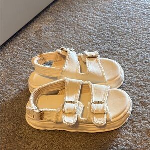Kids White Sandals